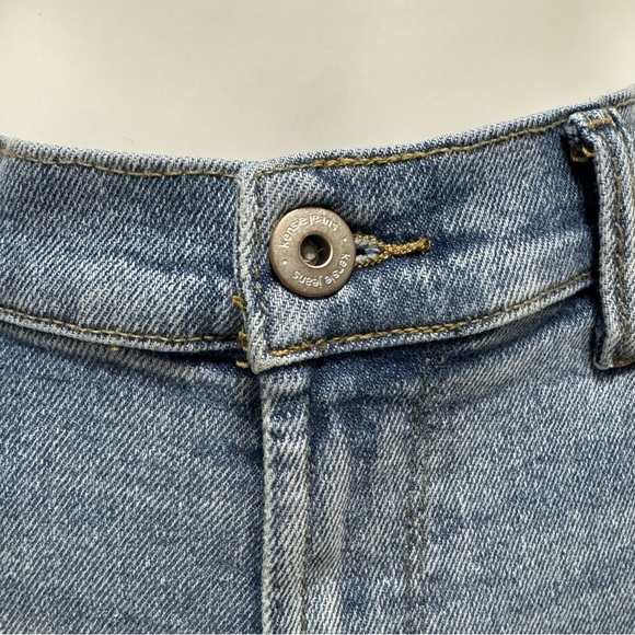 Kensie Light Blue Straight Leg Jeans - Picture 3 of 9